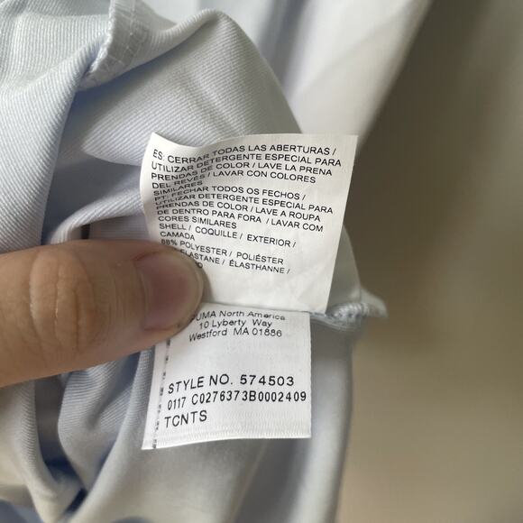 PUMA Halogen Blue T7 Dress Womens Size Medium Athletic Dress High Neck - Picture 9 of 9